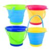 JOYIN 4 cubos plegables y cesta para niños cubo portátil