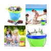 JOYIN 4 cubos plegables y cesta para niños cubo portátil