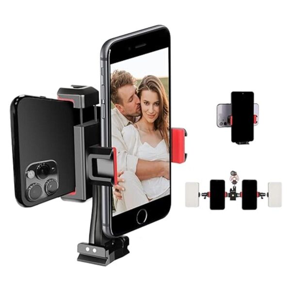 Manbily Adaptador de soporte de trípode para teléfono