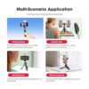 Manbily Adaptador de soporte de trípode para teléfono