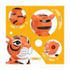 HW Tiger Banco de dinero irrompible para hucha de año