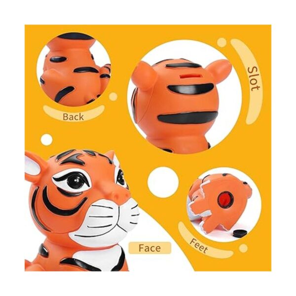 HW Tiger Banco de dinero irrompible para hucha de año