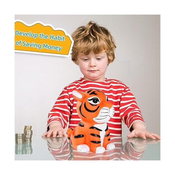 HW Tiger Banco de dinero irrompible para hucha de año