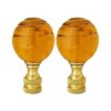 Hyamass 2 piezas de lámpara de bola de cristal de 2.0 in_1