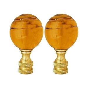 Hyamass 2 piezas de lámpara de bola de cristal de 2.0 in_1
