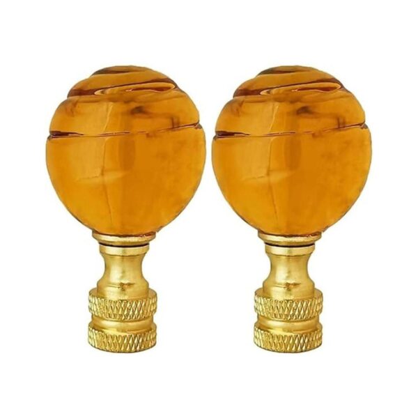 Hyamass 2 piezas de lámpara de bola de cristal de 2.0 in_1