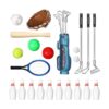 Juego de 23 piezas para casa de muñecas en miniatura mini_1