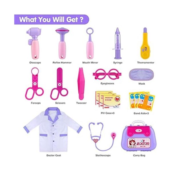 GIFTINBOX Kit de doctor para niños kit de doctores