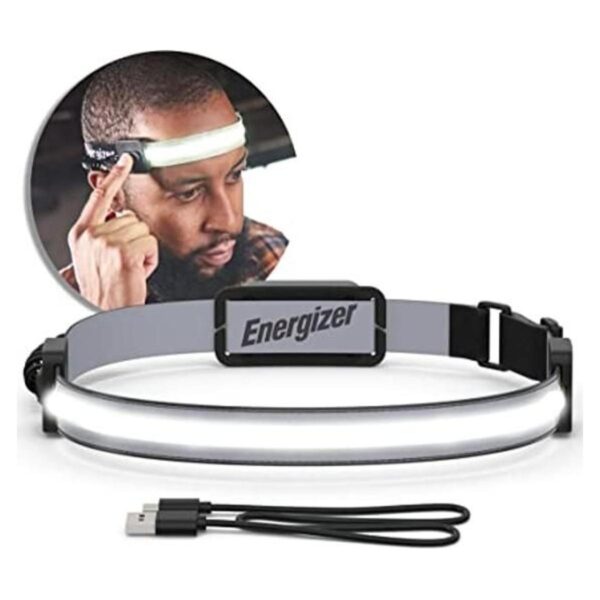 ENERGIZER Linterna frontal recargable S400 luz LED de haz_1