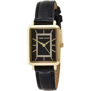 Anne Klein Womens Glitter Accented CrocoGrain Strap_1