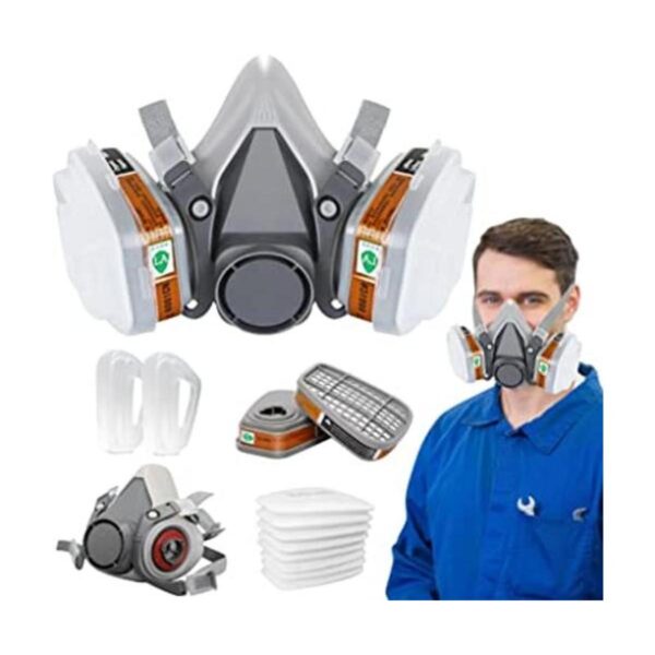 Funda facial reutilizable para respirador con filtros_1
