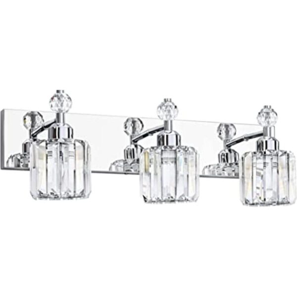 PRESDE Luces de baño modernas de cristal sobre espejo_1