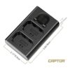 FB Cargador dual para batería Sony NPFZ100 compatible_2