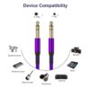 Elebase Cable de instrumento TRS de 14 de pulgada de 10_3