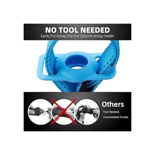KONITY Collar reflectante AirTag para perro compatible