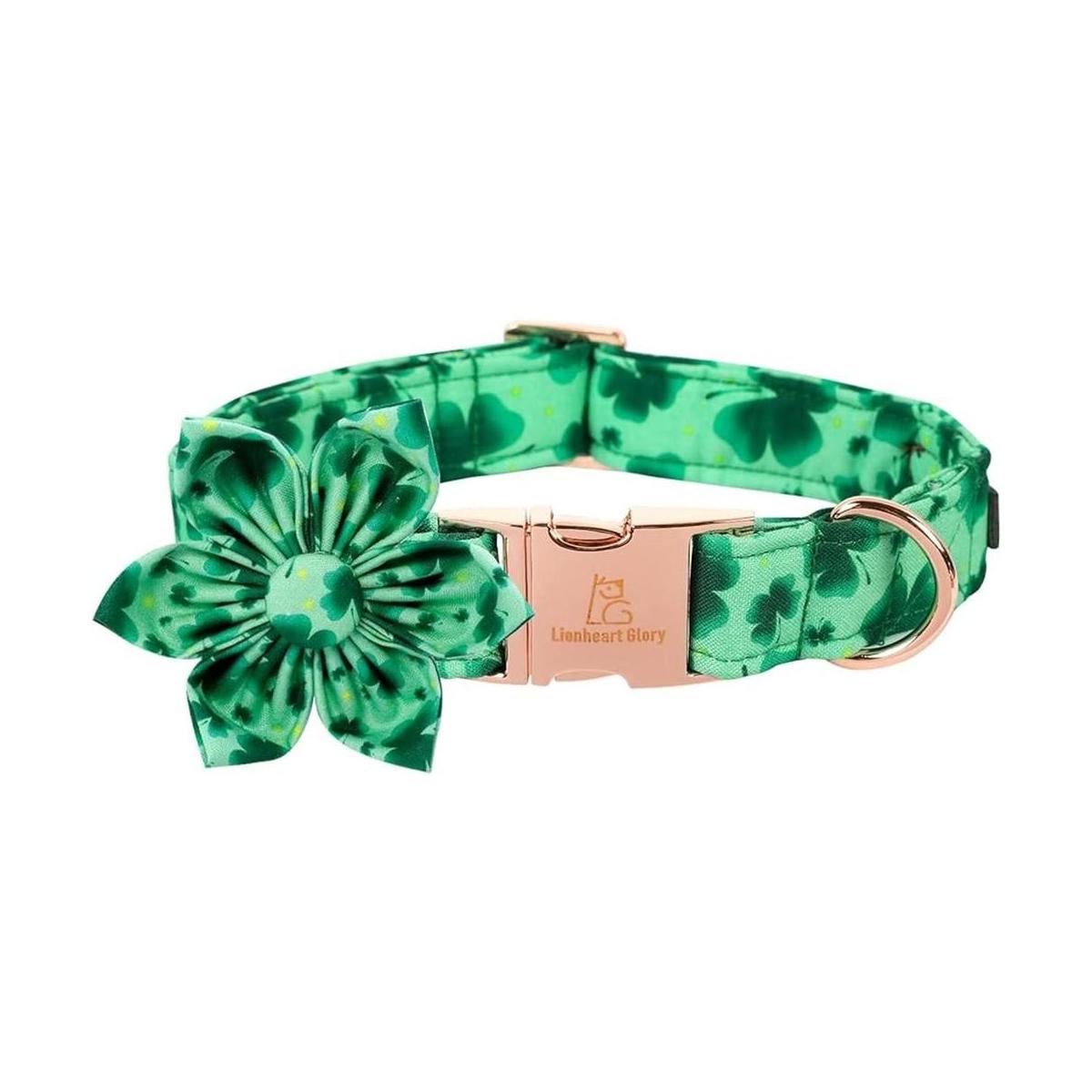 Lionheart Glory Collar de perro del día de San Patricio