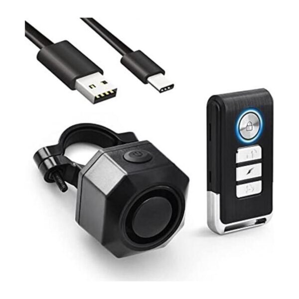 NineLeaf Alarma antirrobo para bicicleta con soporte_1