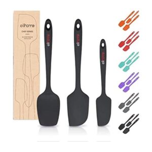 Elihome Chef Series Juego de espátulas de silicona de 3_1