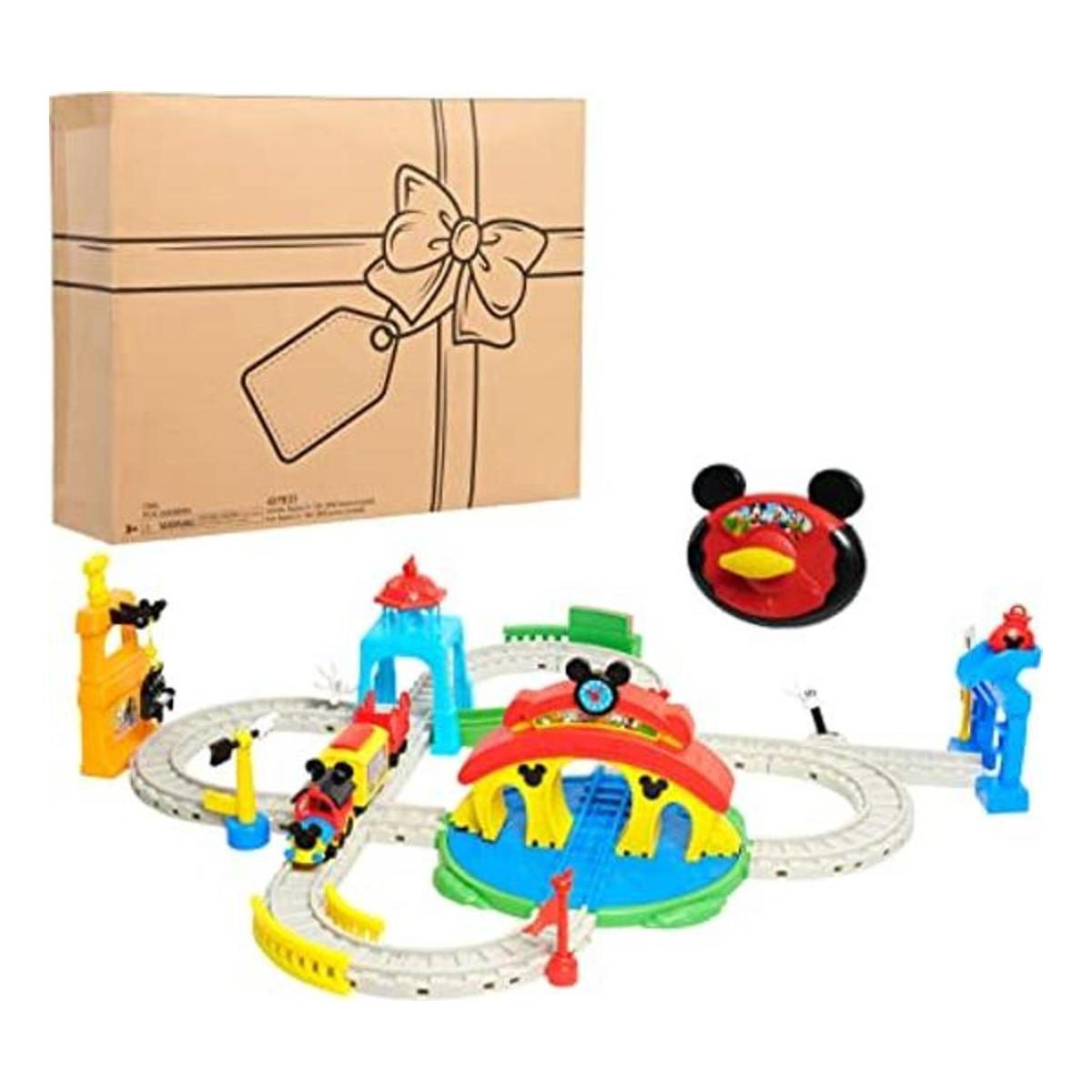 Juego de pistas de tren de Mickey exclusivo de Amazon