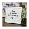 Tablero de letras de fieltro blanco de 10 x 10 pulgadas_2