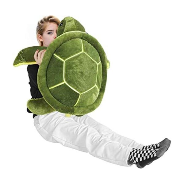 Tortuga de peluche grande de felpa suave tortuga marina