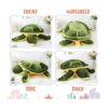 Tortuga de peluche grande de felpa suave tortuga marina