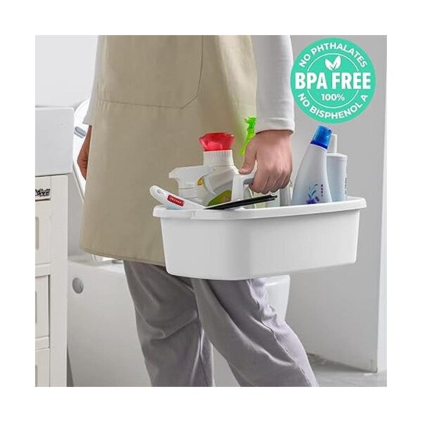 Organizador de limpieza con asa organizador de plástico_2