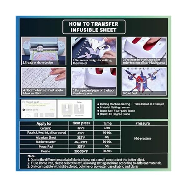 Hojas de tinta de transferencia infusible de teñido_6