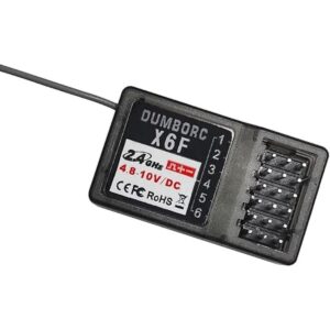 DUMBORC X6F Receptor RC de 6 canales de 2.4 GHz para_1