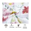 PHF Sábana bajera suave con diseño floral para cuna