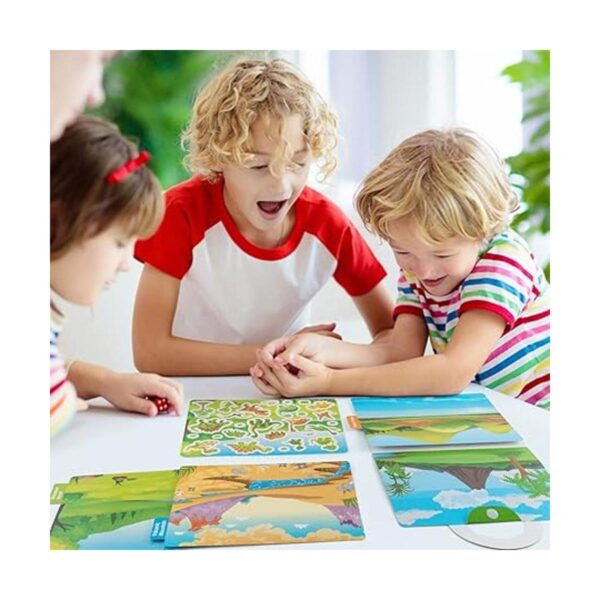 Juego de 4 libros de calcomanías reutilizables para niños