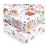 PHF Sábana bajera suave con diseño floral para cuna