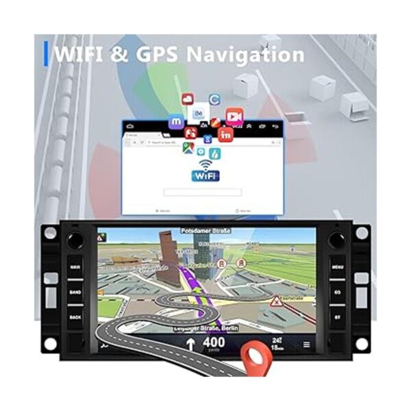 Estéreo de coche Android para Jeep Wrangler Chrysler_4