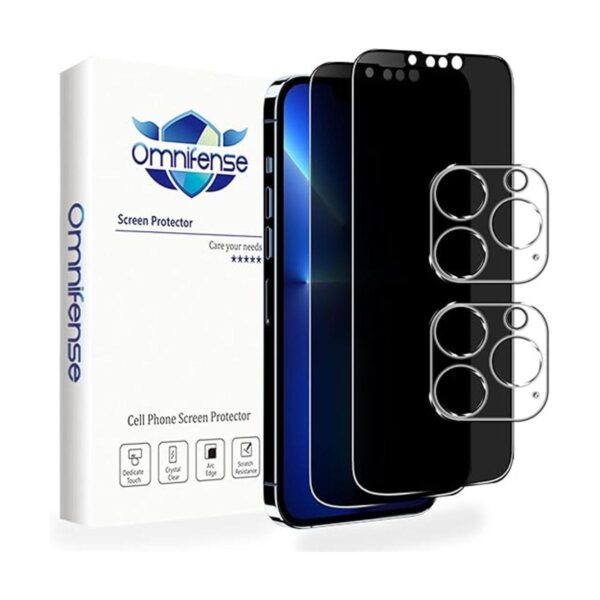 Omnifense Protector de pantalla de vidrio de privacidad de_1