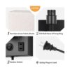 HAITRAL Apliques de pared enchufables con bombillas_4