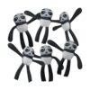 ArtCreativity Juguetes de panda flexibles juego de 6_1