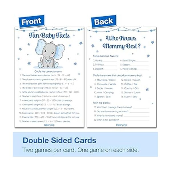Juegos de baby shower para niños juego de 4 juegos para_3