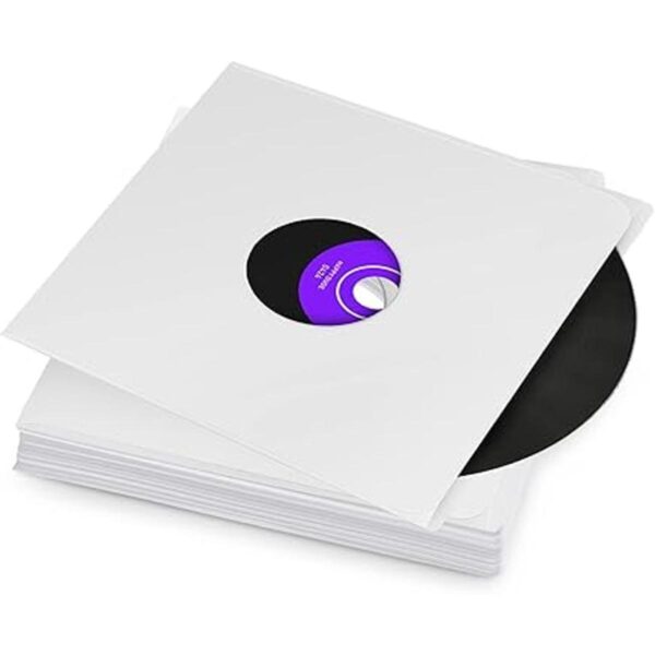 Facmogu 20 fundas de vinilo de papel blanco de 7 pulgadas_3
