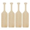 DAJAVE Paletas de madera sin terminar de 15 pulgadas