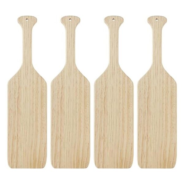 DAJAVE Paletas de madera sin terminar de 15 pulgadas