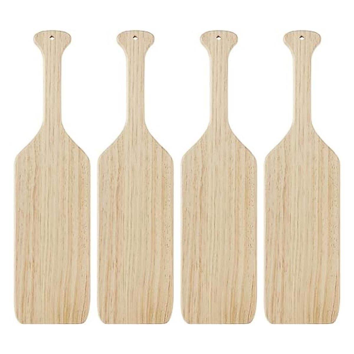 DAJAVE Paletas de madera sin terminar de 15 pulgadas