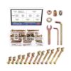 Glarks Kit de repuesto de tornillos de cuna M6 para cama_1