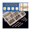 Glarks Kit de repuesto de tornillos de cuna M6 para cama_3