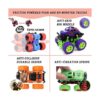 Monster Truck for Boys 3 4 5 6 7 Year Old4 Pack Push and_3