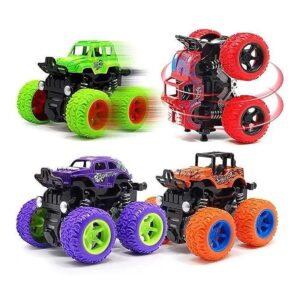Monster Truck for Boys 3 4 5 6 7 Year Old4 Pack Push and_1