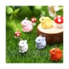 Juego de 40 abalorios de Pascua con diseño de conejo en