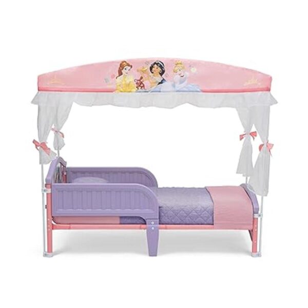 Delta Children Canopy Cama para niños pequeños princesa_5
