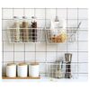Cestas de cocina colgantes de alambre resistente con