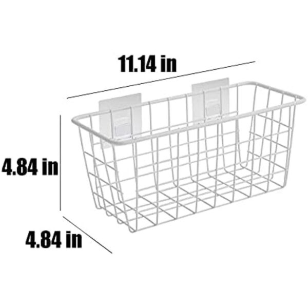 Cestas de cocina colgantes de alambre resistente con