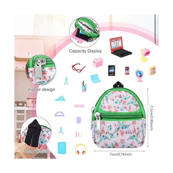 Charniol 29 piezas accesorios para casa de muñecas mini